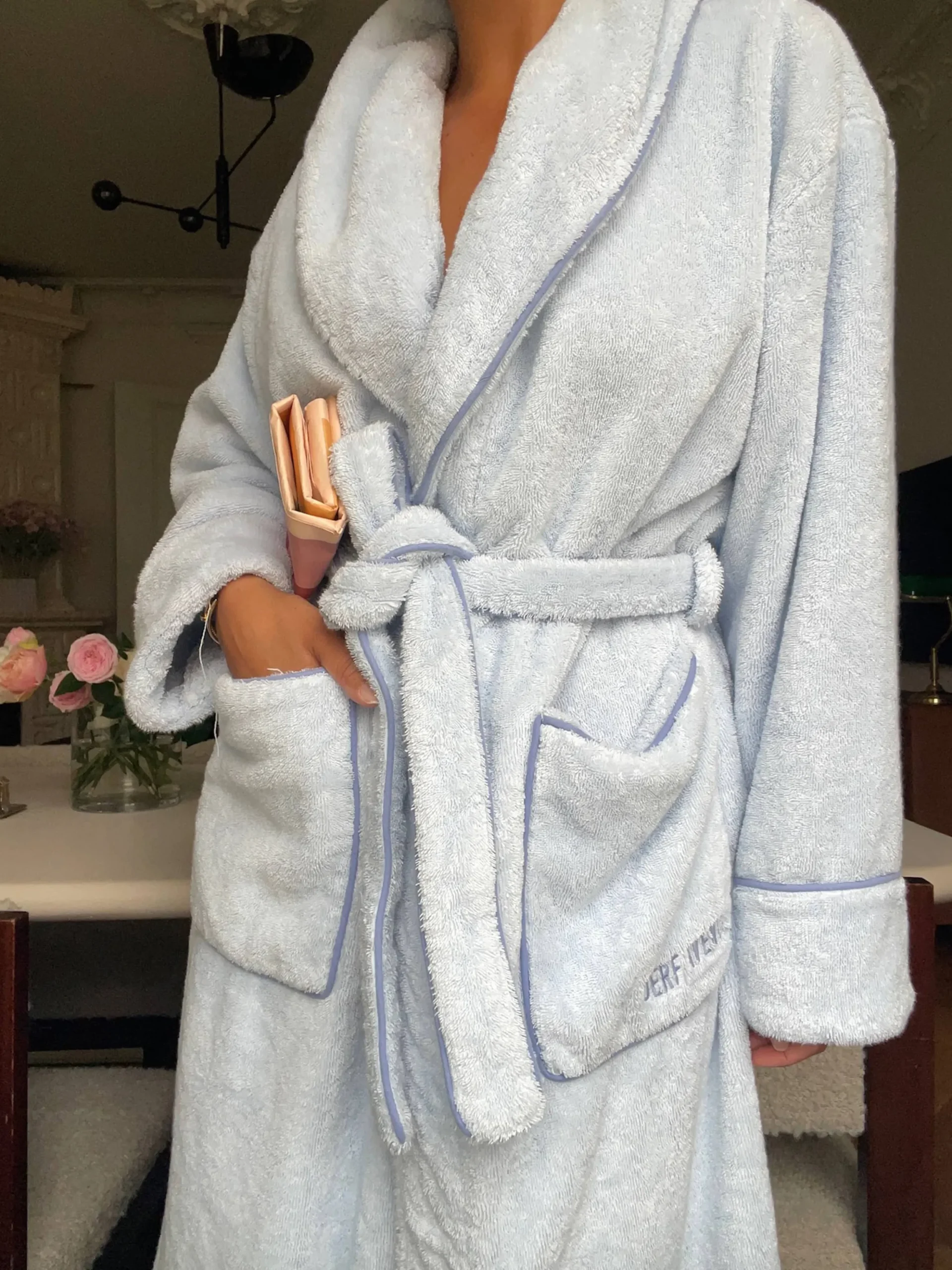 Bath Robe Blue