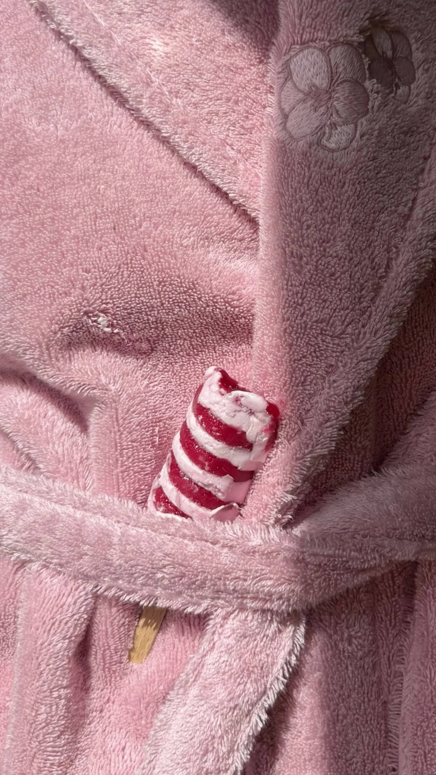 Bath Robe Pink Flower