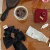 Bow Scrunchie Ash