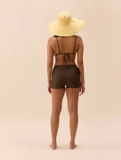 Boxer Bikini Bottom Cocoa