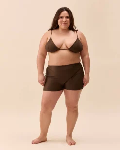 Boxer Bikini Bottom Cocoa