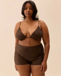 Boxer Bikini Bottom Cocoa