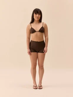 Boxer Bikini Bottom Cocoa