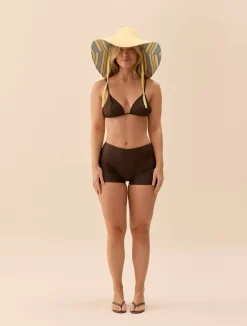 Boxer Bikini Bottom Cocoa