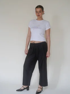 Breezy Ankle Pants Black