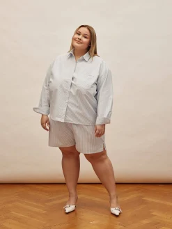Breezy Shirt Blue Stripe