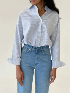 Breezy Shirt Blue Stripe