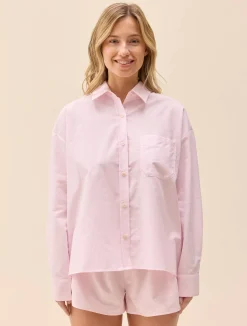 Breezy Shirt Pink Stripe