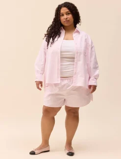 Breezy Shirt Pink Stripe