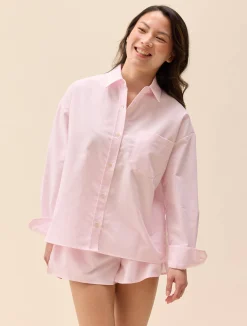 Breezy Shirt Pink Stripe