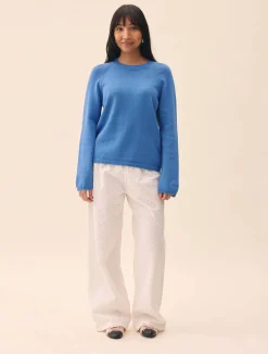 Broderie Pants White