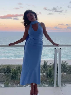 Celebration Dress Dove Blue