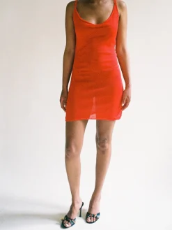 Citrine Mini Dress Red