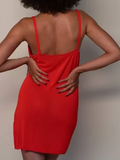 Citrine Mini Dress Red