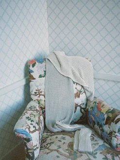 Contrast Scarf Beige