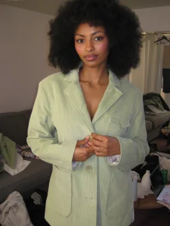 Corduroy Jacket Pistachio