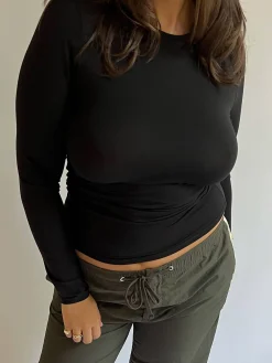 Daily Long Sleeve Top Black