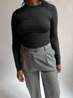 Daily Long Sleeve Top Black