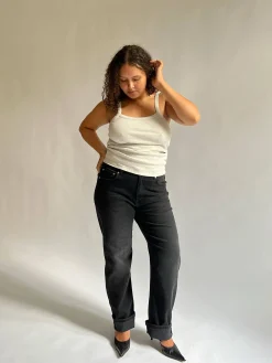 Daily Tank Top Ribbed Grey Melange