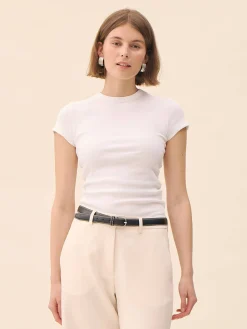Daily T-Shirt Ribbed White