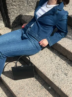 Day-to-day Denim Blazer Dark Blue