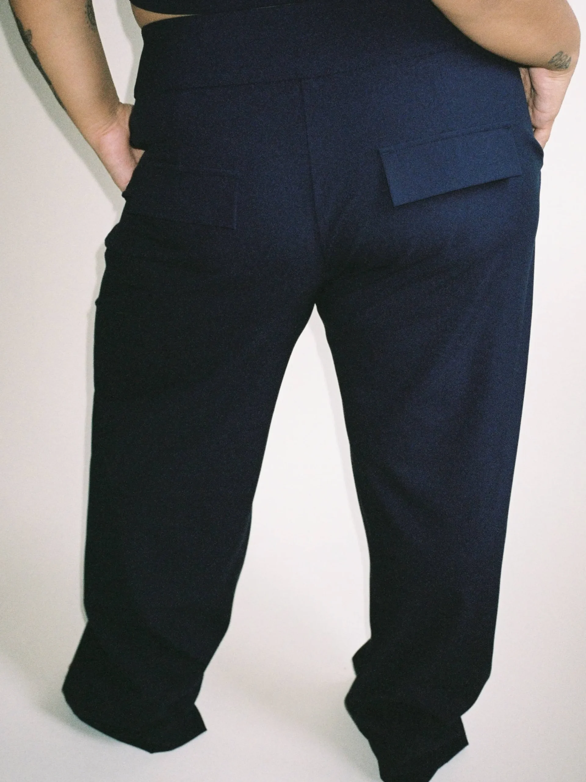 Day-to-day Pants Deep Blue