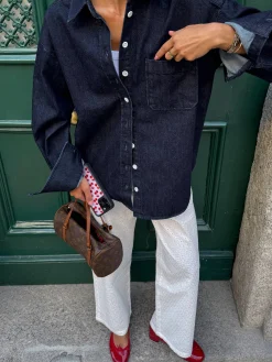 Denim Shirt Dark Blue