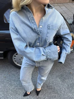 Denim Shirt Washed Blue