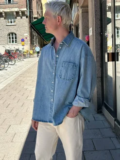 Denim Shirt Washed Blue
