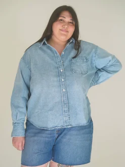 Denim Shirt Washed Blue