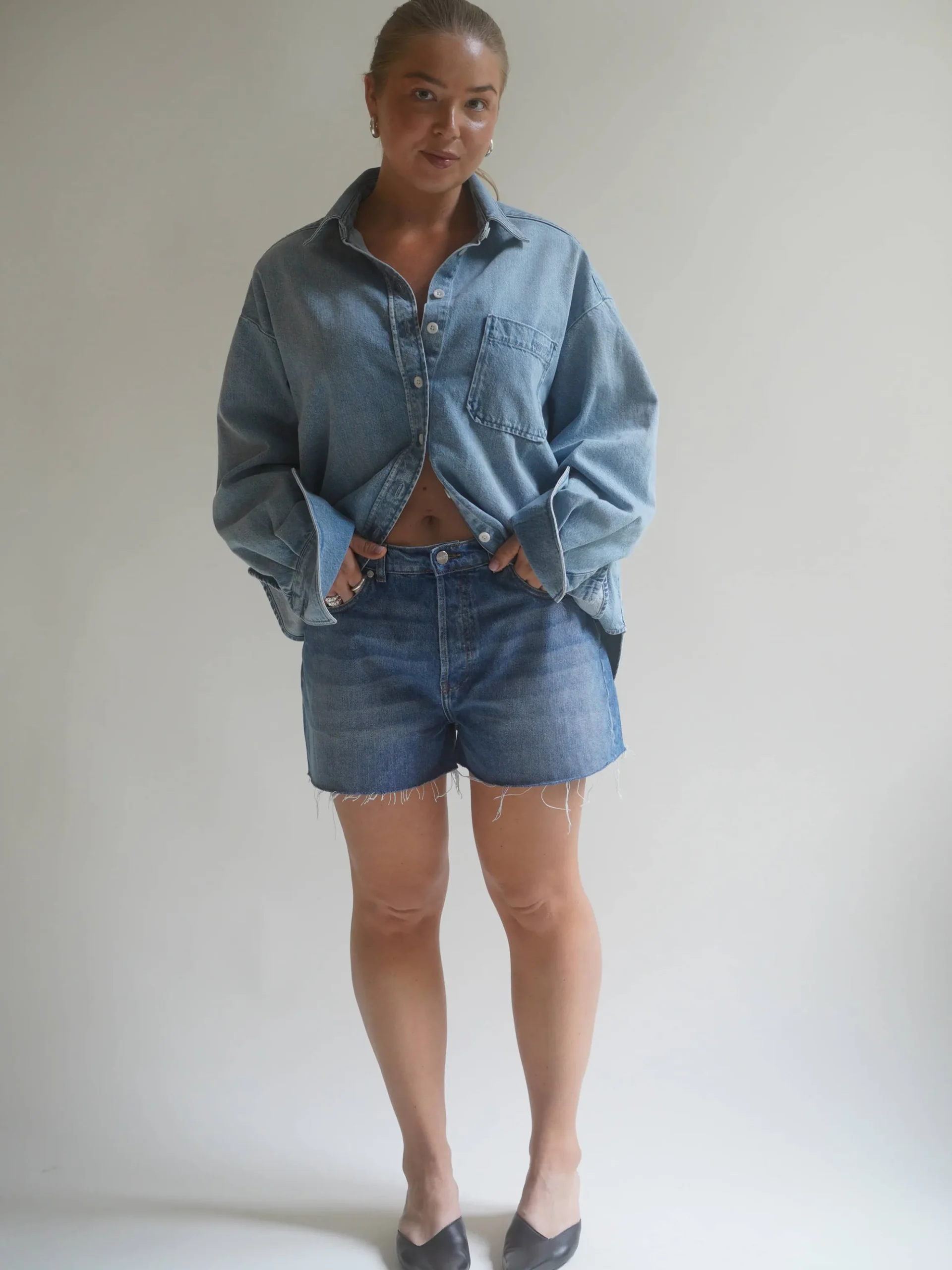 Denim Shorts Vintage Blue