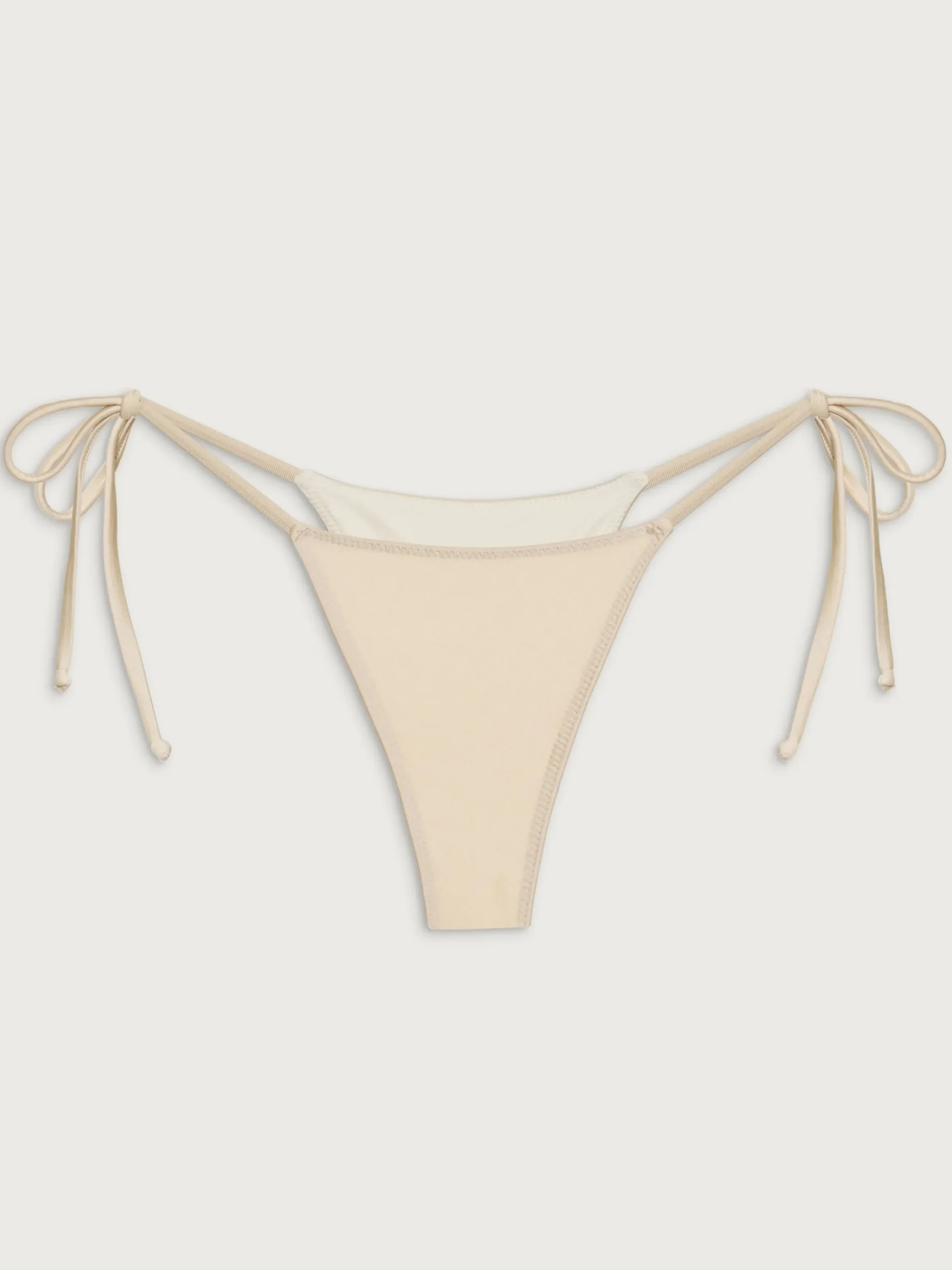 Divine Satin Bikini Bottom Sand Castle