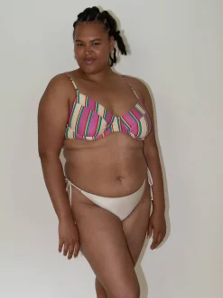 Divine Satin Bikini Bottom Sand Castle