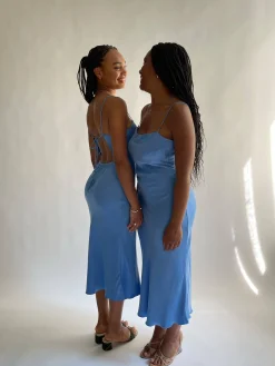 Dream Dress Midi Sky