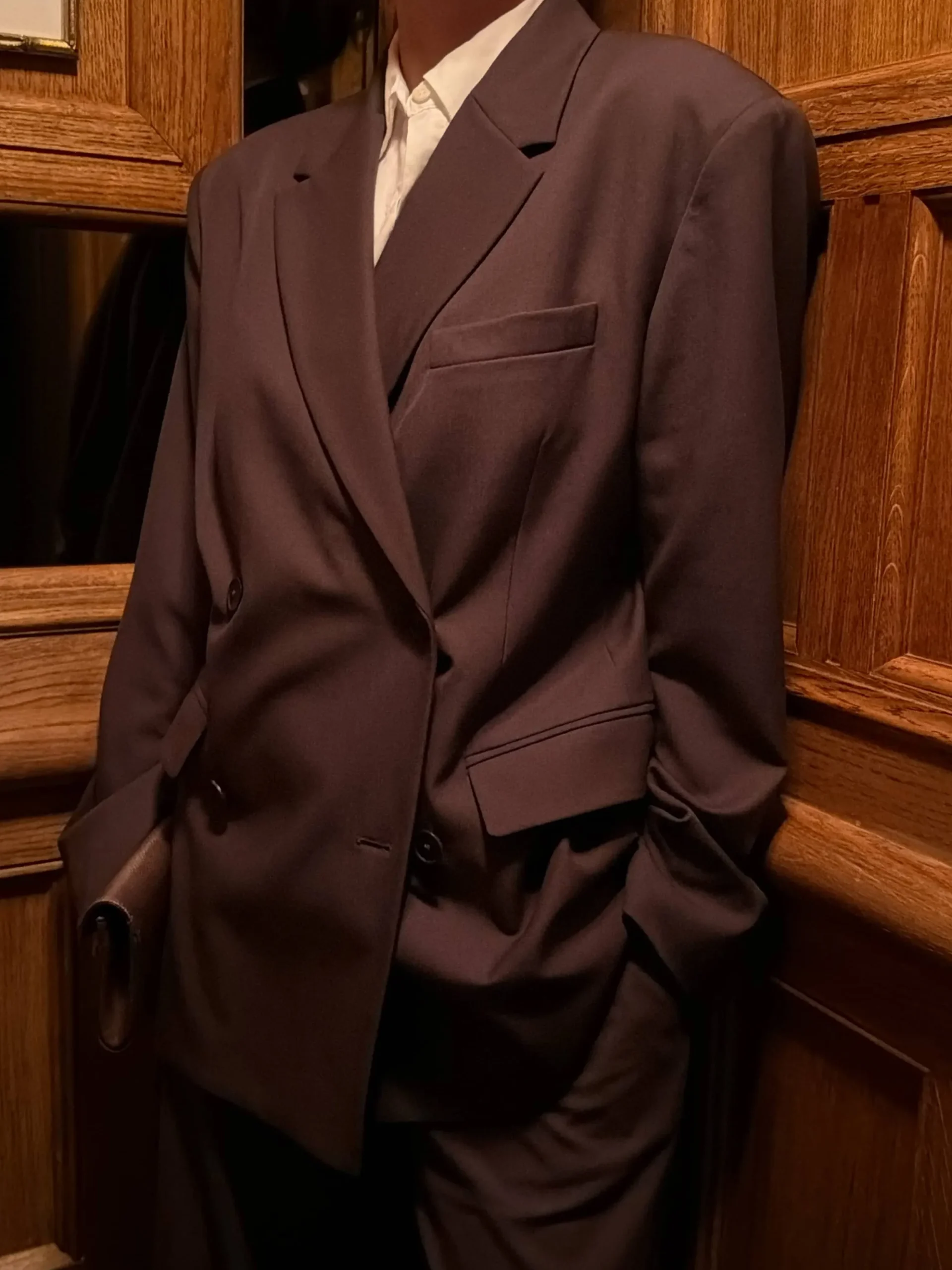 Essential Blazer Brown