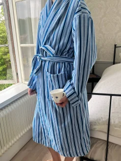 Essential Robe Blue Stripe