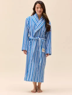 Essential Robe Blue Stripe