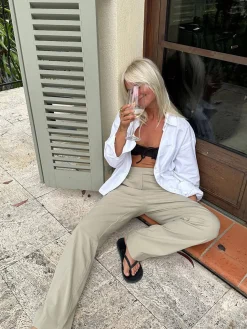 First Choice Pants Greige