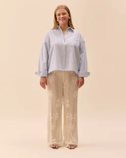 Flower Pants Ivory