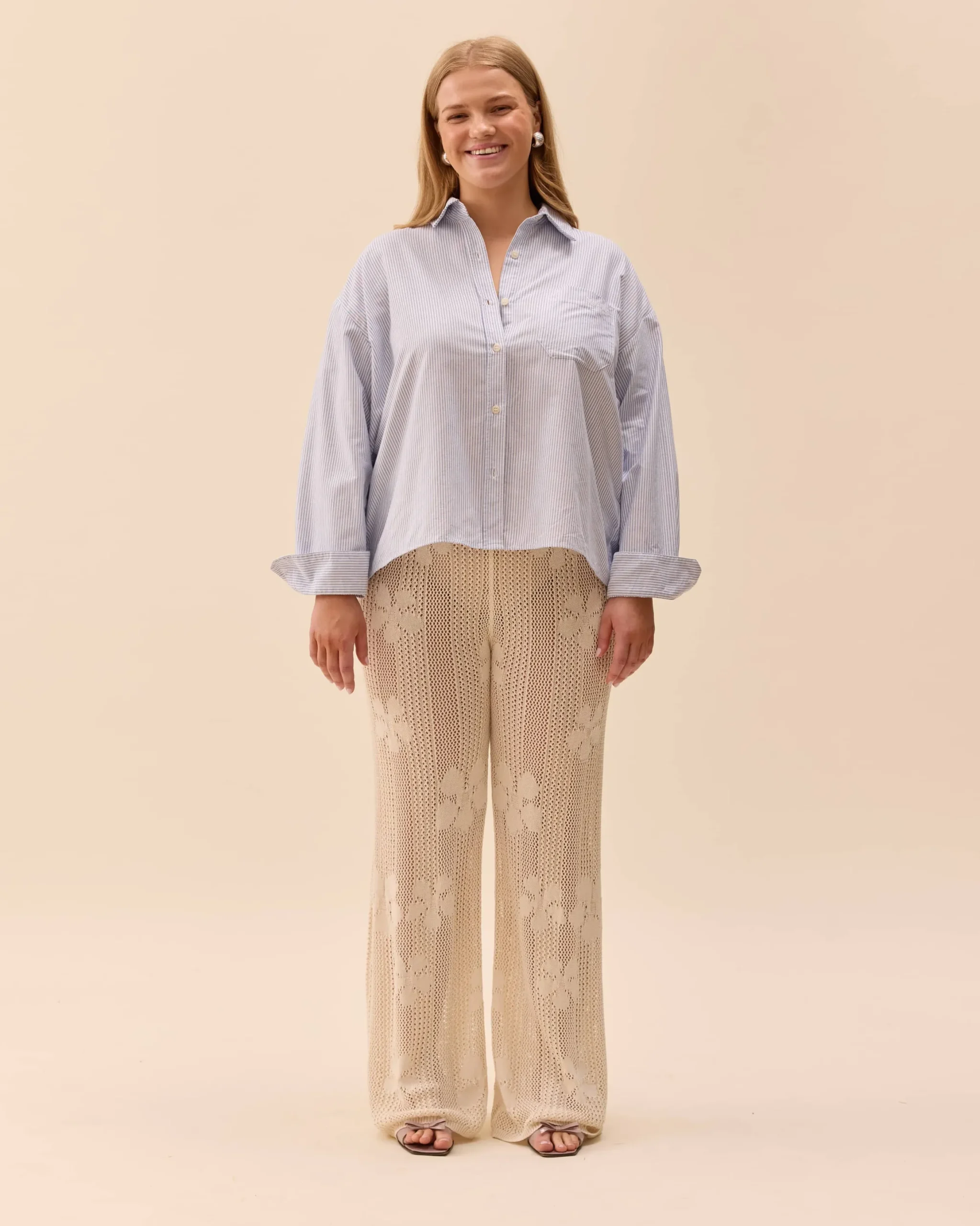Flower Pants Ivory