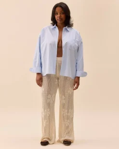 Flower Pants Ivory
