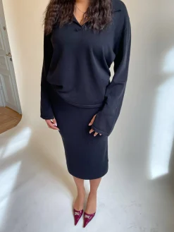 Getaway Top Black