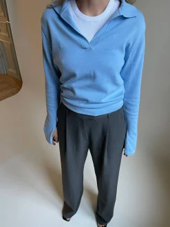 Getaway Top Blue