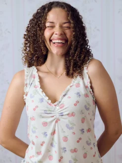 Go Slow Frill Camisole Summer Berries