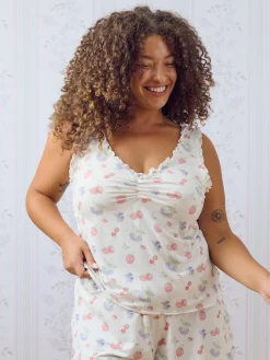 Go Slow Frill Camisole Summer Berries