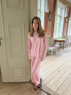 Go Slow Long Sleeve Top Pink