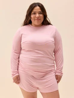 Go Slow Long Sleeve Top Pink