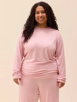 Go Slow Long Sleeve Top Pink