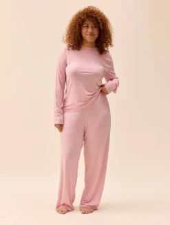 Go Slow Long Sleeve Top Pink