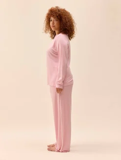 Go Slow Long Sleeve Top Pink